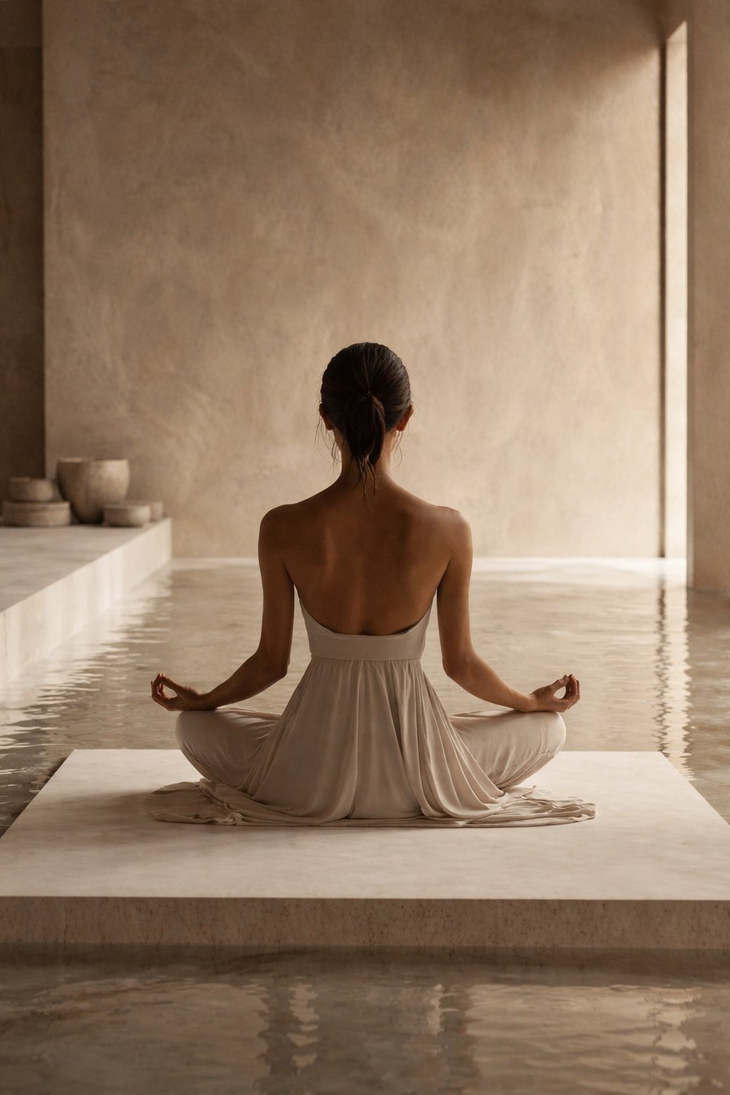 Serene meditation wellness